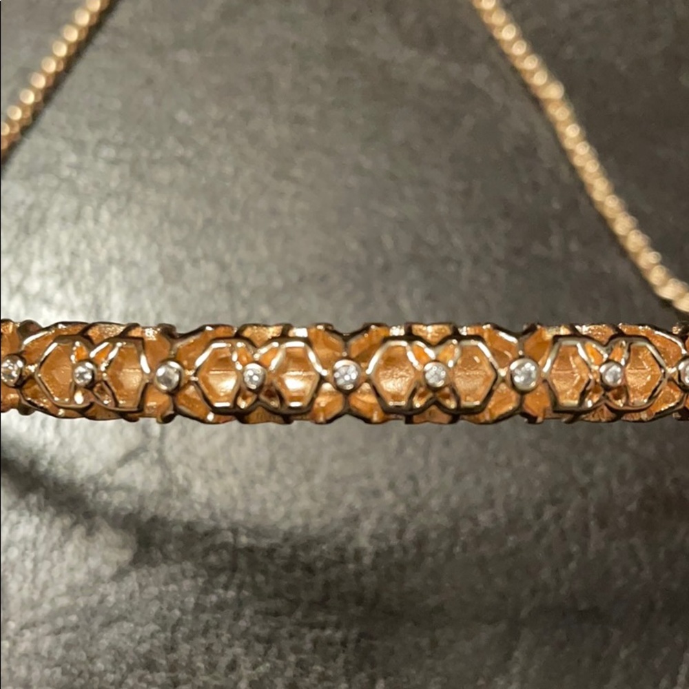 Kendra Scott rose gold Lucy bar necklace - Picture 4 of 5